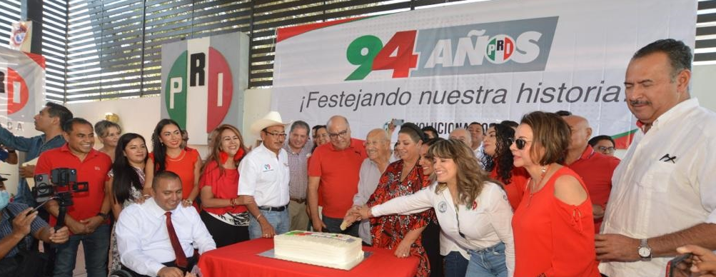 Celebra PRI  Oaxaca 94 años de historia, “más fuertes y unidos”