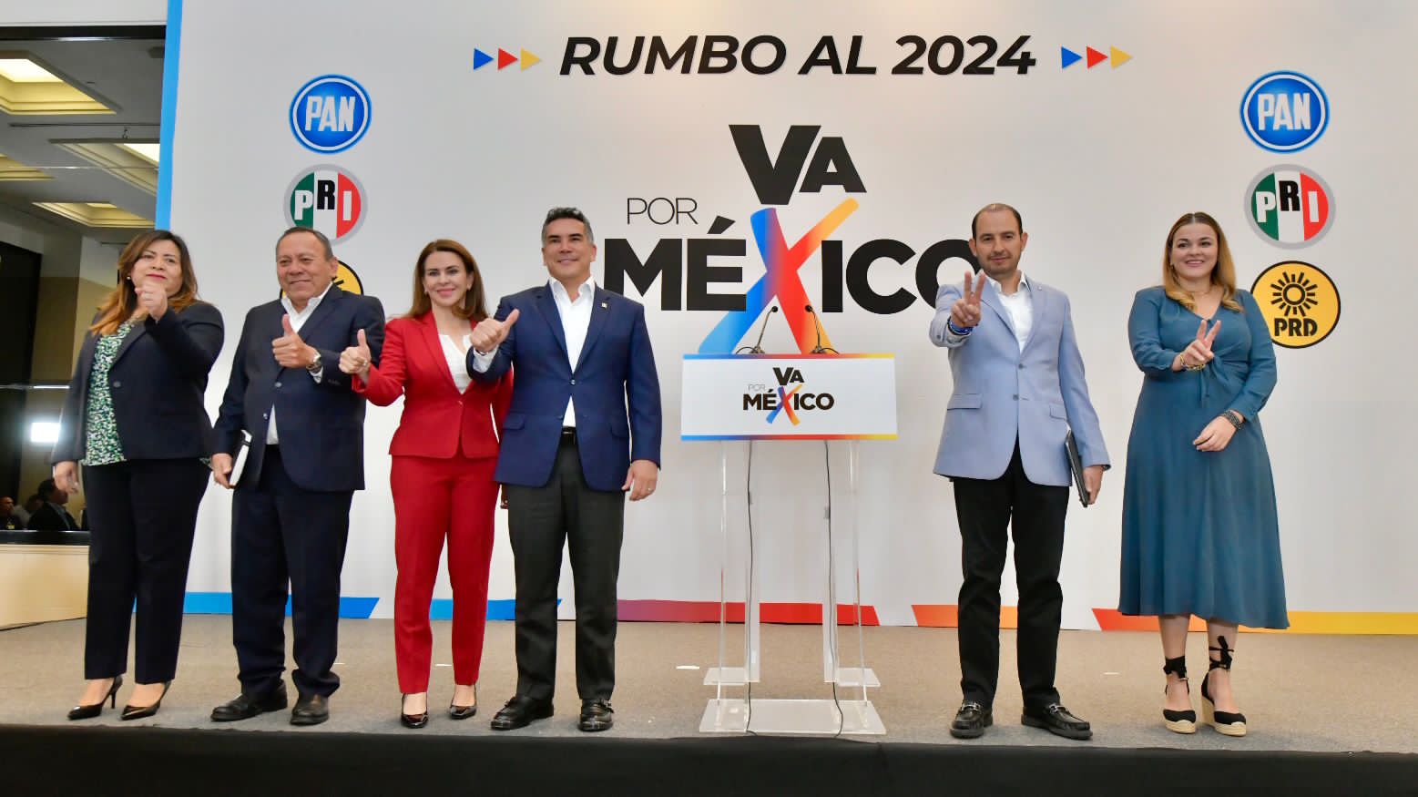 FIRMA LA COALICIÓN “VA POR MÉXICO” EL ACUERDO 2024, PARA CONSTRUIR UNA CANDIDATURA CON LA PARTICIPACIÓN DE TODOS