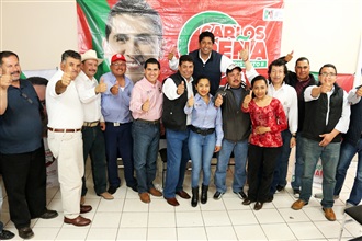 OFRECEN CIUDADANOS DE CALERA RESPALDO PARA QUE CARLOS PEÑA SEA SU PRÓXIMO DIPUTADO