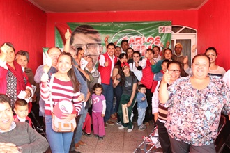 MI PRIMERA OBLIGACIÓN SERÁ REGRESAR, REITERA CARLOS PEÑA EN CALERA