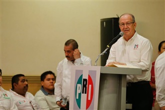 ALENTADORA VISITA DEL PRESIDENTE DEL PRI: EDMUNDO SALGADO