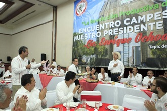 EL PRI DEBE SER UN PARTIDO MÁS CERCANO A LOS CAMPESINOS: ENRIQUE OCHOA