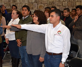 TOMA PROTESTA NUEVA DIRIGENCIA DE LA RED JÓVENES POR MÉXICO