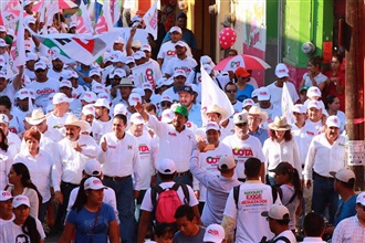 MILES SE SUMAN A LA “MARCHA DEL TRIUNFO”, RESPALDANDO LOS PROYECTOS DE LOS CANDIDATOS DEL TRICOLOR.