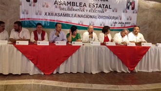 REALIZAN PRIISTAS ASAMBLEA ESTATAL DELIBERATIVA Y ELECTIVA