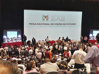 PARTICIPAN PRIISTAS SUDCALIFORNIANOS EN MESAS NACIONALES TEMÁTICAS HACIA LA XII ASAMBLEA NACIONAL