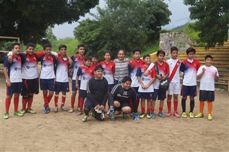 ENTREGA PRI MATERIAL DEPORTIVO A NIÑOS FUTBOLISTAS