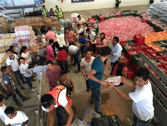 AYUDA A DAMNIFICADOS POR SISMO SE RECIBIRÁ EN EL GIMNASIO FLORES MAGÓN