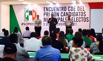 ENCUENTRO DE LA DIRIGENCIA ESTATAL DEL PRI CON ALCALDES, SÍNDICOS Y REGIDORES ELECTOS