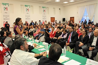 TOMAN PROTESTA LOS CONSEJOS CONSULTIVOS DELEGACIONALES DEL PRI CDMX