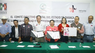 PRI OAXACA, PRIMER PARTIDO EN SUMARSE A CAMPAÑA ‘HE FOR SHE’