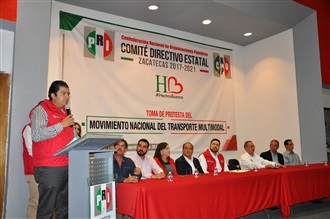 TOMAN PROTESTA AL MOVIMIENTO NACIONAL DE TRANSPORTE MULTIMODAL DE ZACATECAS