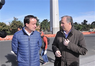 JOSÉ ANTONIO MEADE Y MIKEL ARRIOLA COMPRUEBAN DEFICIENCIAS VIALES EN LA CIUDAD DE MÉXICO