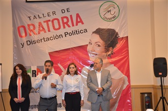 REALIZA ONMPRI TALLER DE ORATORIA Y DISERTACIÓN POLÍTICA