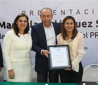 PRESENTAN A MARICELA VELÁZQUEZ SÁNCHEZ COMO DELEGADA GENERAL DEL CEN