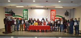 RINDEN PROTESTA PRESIDENTES DE LOS 11 COMITÉS MUNICIPALES Y DELEGADOS DISTRITALES DE LA ASOCIACIÓN GENERAL...