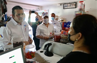 LLEVA MARIO ZAMORA SUS PROPUESTAS CASA POR CASA