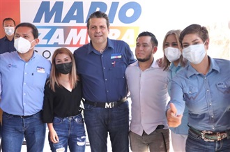 DECLINAN CANDIDATOS DEL VERDE Y PT EN CHOIX EN FAVOR DE MARIO ZAMORA