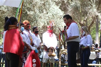 MARIO ZAMORA RECIBE DE YOREMES EL ‘BASTÓN DE MANDO’; SERÁ GOBERNADOR DE SINALOA