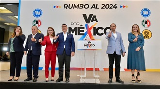 ARRANCAN PAN, PRI Y PRD TRABAJOS PARA CONSTRUIR PLATAFORMA DE LA COALICIÓN VA POR MÉXICO 2024