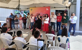 LA REGIDORA LUPITA LEÓN LUCERO PRESENTE EN EL SÉPTIMO CABILDO INFANTIL DEL MUNICIPIO.