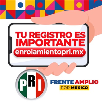 LLAMA PRI A PARTICIPAR EN CONSTRUCCIÓN DEL FRENTE AMPLIO POR MÉXICO