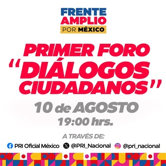 INVITA PRI SINALOA AL FORO “DIÁLOGOS CIUDADANOS”.