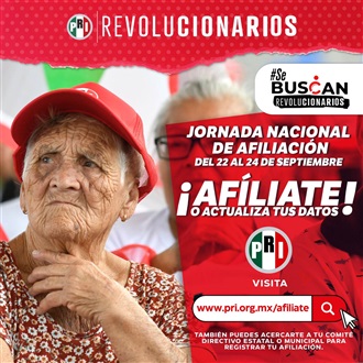 EL PRI LLEVARÁ A CABO JORNADA NACIONAL DE AFILIACIÓN