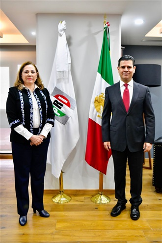 GRACIELA ORTIZ Y MIGUEL ALONSO,  PRESIDENTA Y SECRETARIO GENERAL DEL CEN DEL PRI, DAN SEGUIMIENTO AL FORTA...