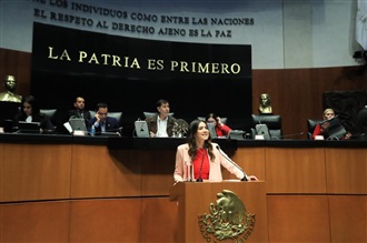 PRESENTA LEY SENADORA PALOMA SÁNCHEZ PARA ACTIVAR UN PLAN CUANDO EXISTA UNA CRISIS DE INSEGURIDAD