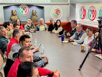 PRESENTA EL PRI DE ZACATECAS AVANCES DE SUS PROGRAMAS AL CEN