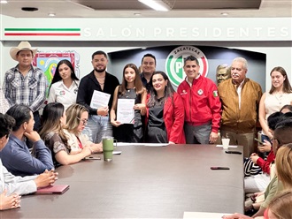 ENTREGA EL PRI NOMBRAMIENTOS A NUEVOS LIDERAZGOS JUVENILES