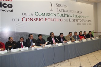 ACUERDA PRI DF DISTRITOS Y DEMARCACIONES DE CANDIDATURAS COMUNES CON PVEM