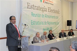 LISTA LA ESTRUCTURA DE REPRESENTACIÓN DEL PRI CAPITALINO ANTE LOS ÓRGANOS ELECTORALES