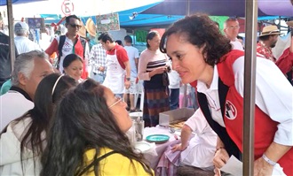 LA CHINA AGUILERA DIADLOGÓ ESTE DOMINGO CON COMERCIANTES DEL BARRIO DE LA PURÍSIMA