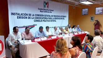 INSTALAN COMISIÓN ESTATAL DE PROCESOS INTERNOS Y EMITEN CONVOCATORIA PARA RENOVAR EL CPE DEL PRI