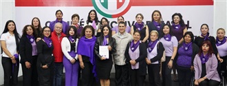 PRESENTAN ACTIVIDADES DEL ONMPRI POR EL DÍA INTERNACIONAL DE LA MUJER width=
